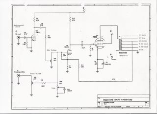 Bogen CHB 10A schematic circuit diagram